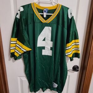 VTG 90s Champion Green Bay Packers Brett Favre Jersey Sz 52 (XXL) Lambeau Field